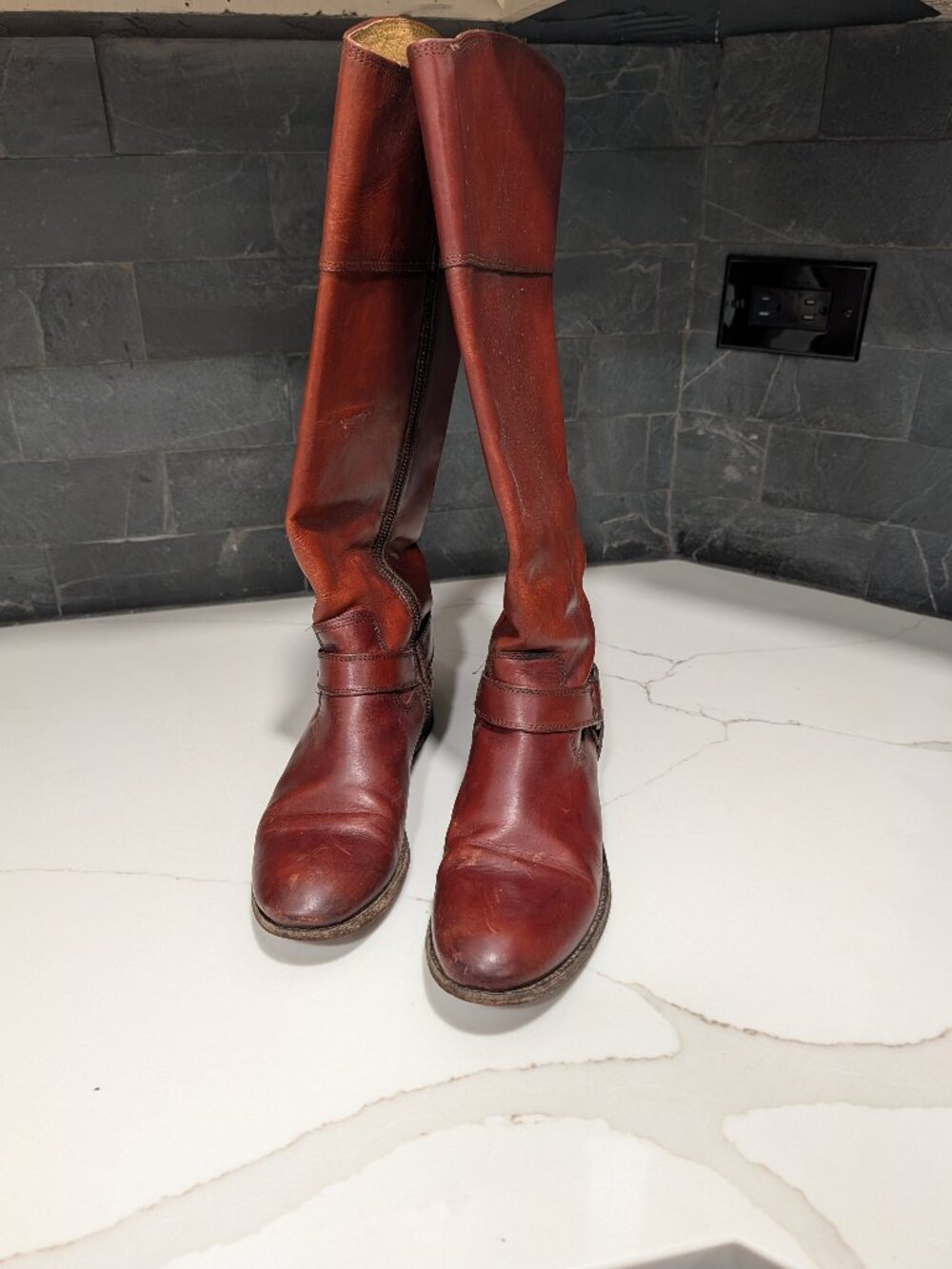 Womens Frye Melissa Riding Boot - Brown